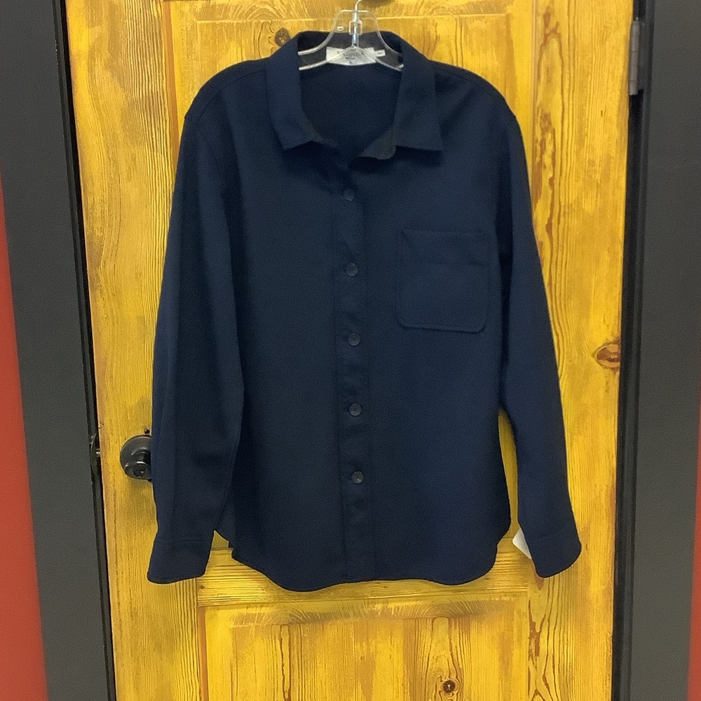 MM Lafleur Dark Blue Button Down Shirt